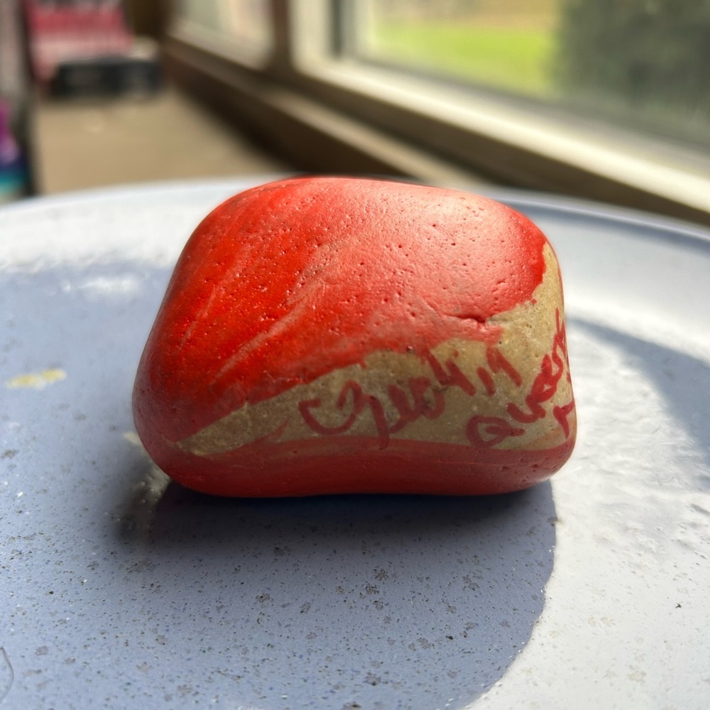 Grateful Dead’s 🌹Jerry Garcia 🌹💀🍄hand painted rock! - Picture 5 of 6